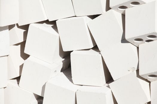 white building blocks