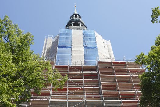 Greifswalder Dom, Construction Site, Germany, Europe