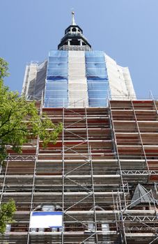 Greifswalder Dom, Construction Site, Germany, Europe