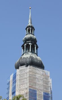 Greifswalder Dom, Construction Site, Germany, Europe