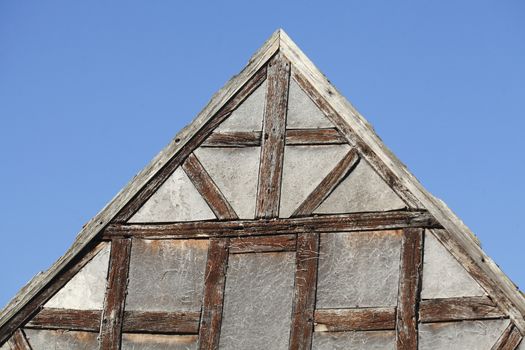 gable on a half-timbered house