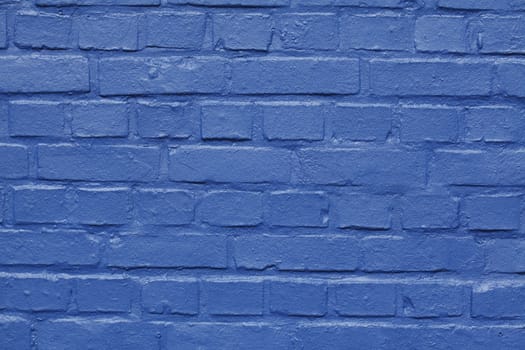 Blue Bricks with Blue srew in a Wall