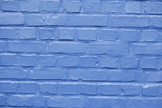 Blue Bricks with Blue srew in a Wall