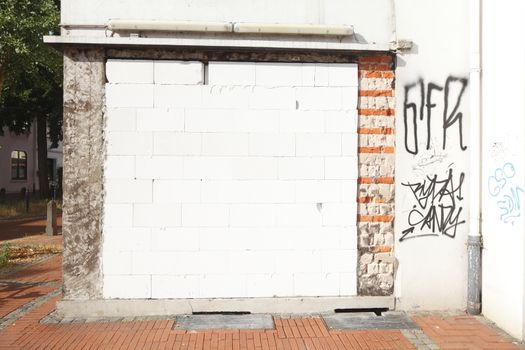  Wall with bricks