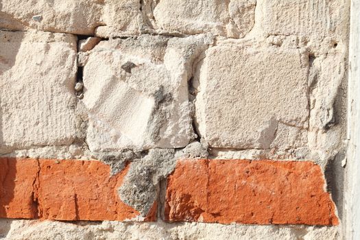  Wall with bricks