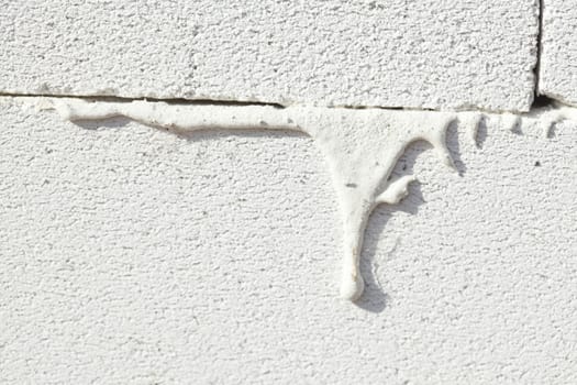  White Bricks in a Wall