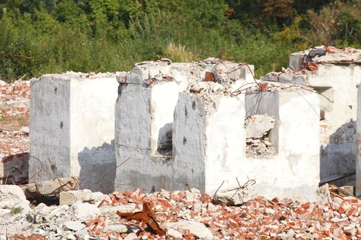 Ruins of a demolished  House