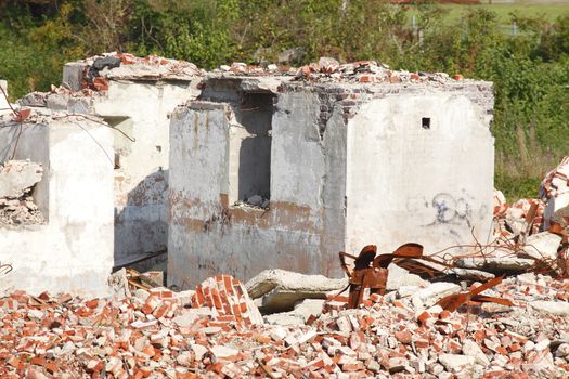 Ruins of a demolished  House