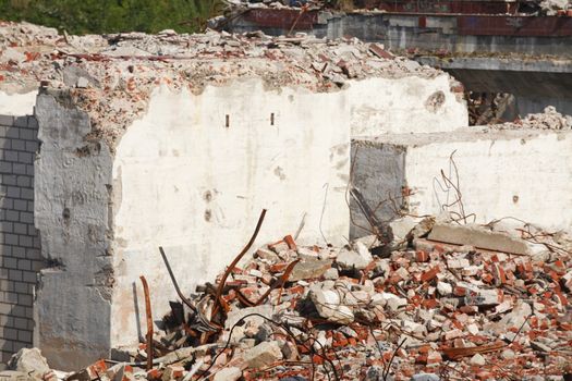 Ruins of a demolished  House