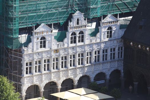City Hall, Construction Site, Lübeck, Germany, Europe