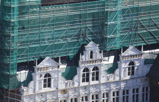 City Hall, Construction Site, Lübeck, Germany, Europe