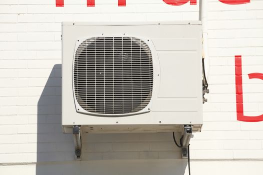 Air-Condition on a House-Wall