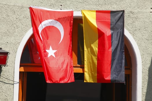 Turkish and German Flags