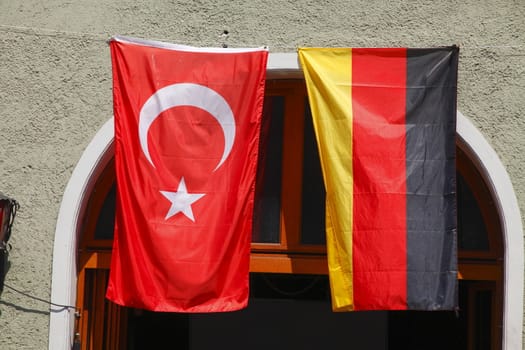 Turkish and German Flags