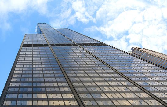 Chicago, IL, USA, october 27, 2016: Willis Tower in Chicago formerly known as Sears Tower