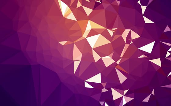 Abstract low poly background, geometry triangle, mosaic pastel color background