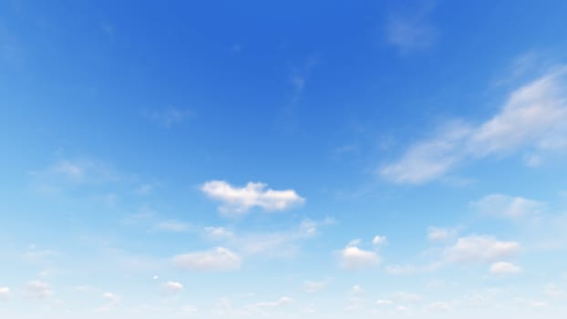 Cloudy blue sky abstract background, blue sky background with tiny clouds, 3d rendering

