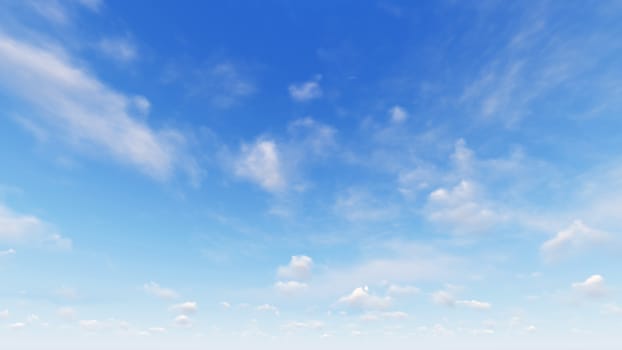 Cloudy blue sky abstract background, blue sky background with tiny clouds, 3d rendering

