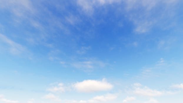 Cloudy blue sky abstract background, blue sky background with tiny clouds, 3d rendering

