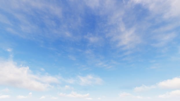 Cloudy blue sky abstract background, blue sky background with tiny clouds, 3d rendering

