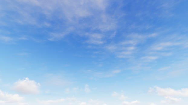 Cloudy blue sky abstract background, blue sky background with tiny clouds, 3d rendering

