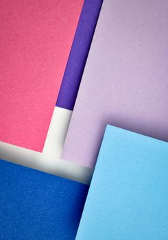 abstract background obliquely stacked colored paper