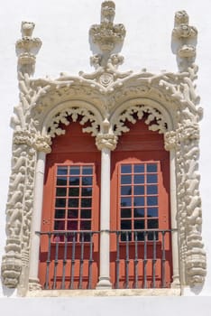 Arch Windows in Sintra in Portugal
