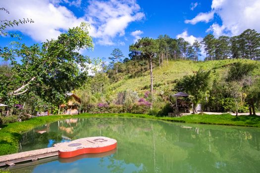 A garden in mountain. LAM DONG, VIETNAM