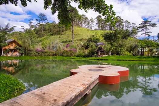 A garden in mountain. LAM DONG, VIETNAM