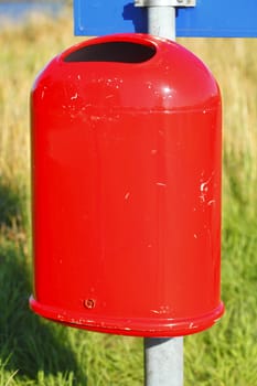 Red  Trash Can,  Germany