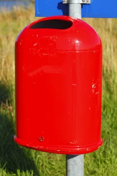 Red  Trash Can,  Germany