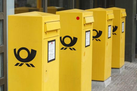   Letterboxes, Oldenburg, Germany, Europe