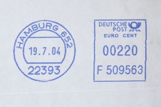 Poststamp from Hamburg