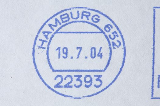 Poststamp from Hamburg