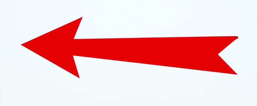 mark red  Arrow left