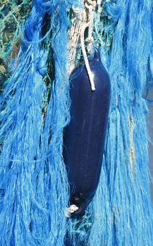 Blue Fishing net