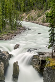 Sunwapta Falls - Jasper National Park, Alberta, Canada