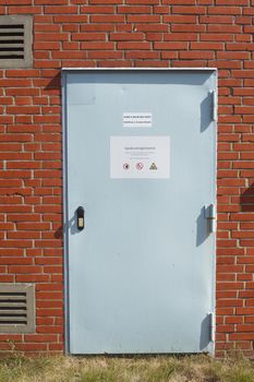 Grey Iron Door 
