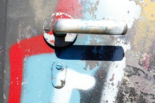 colorful  metal Door and  matal door lock
