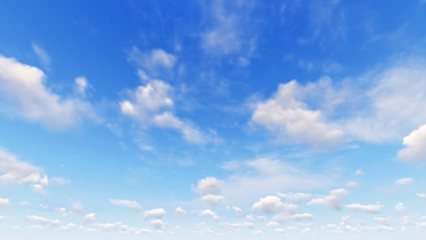 Cloudy blue sky abstract background, blue sky background with tiny clouds, 3d rendering

