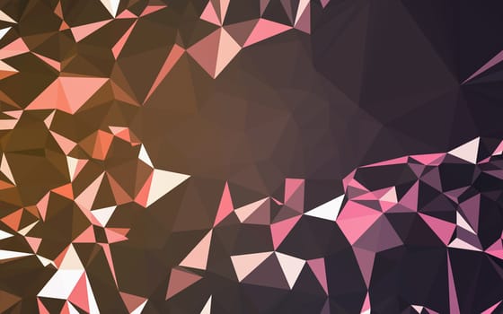 Abstract low poly background, geometry triangle, mosaic pastel color background