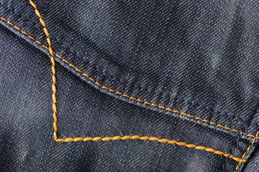 the abstract background texture of denim fabric
