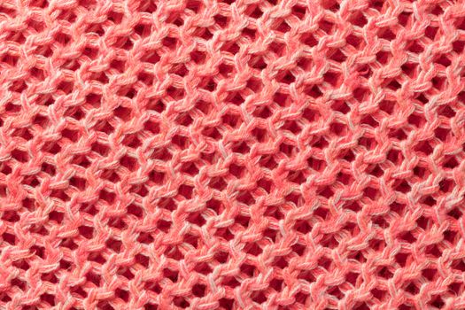 the abstract background texture of a knitted fabric