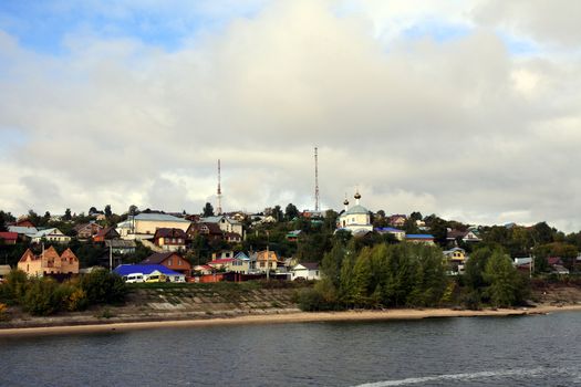 Views of the river Volga in the Kazan region. September 2016