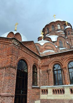joy of all who sorrow Cathedral on the island of Sviyazhsk in the September, 2016, Sviyazhsk island, Russia.