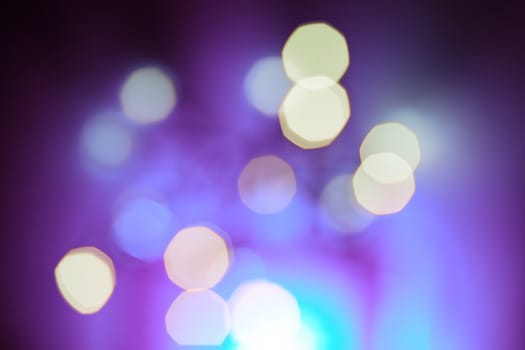 Bokeh lights. Beautiful Christmas background.