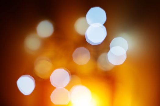 Bokeh lights. Beautiful Christmas background.