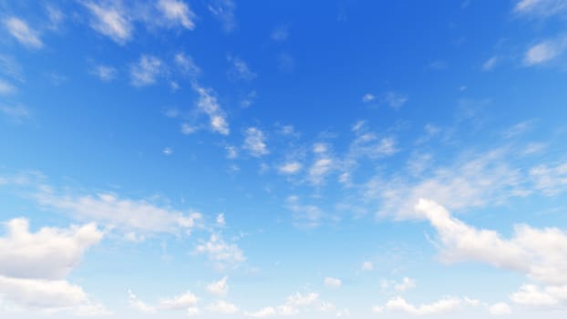 Cloudy blue sky abstract background, blue sky background with tiny clouds, 3d rendering

