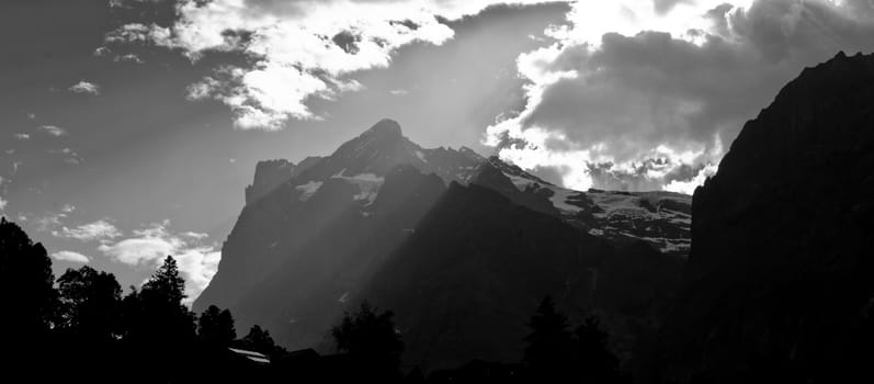 Switzerland, Swiss mountain, Alps in Berner Oberland