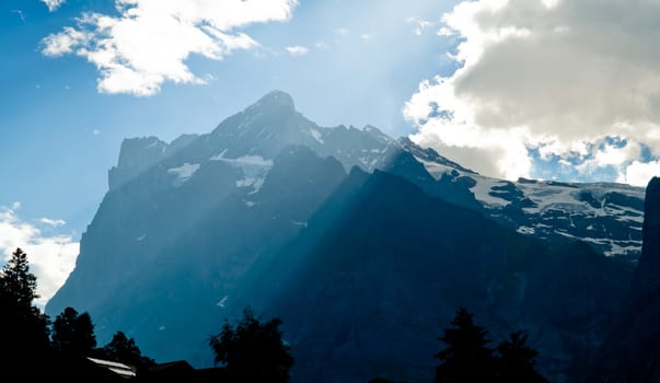Switzerland, Swiss mountain, Alps in Berner Oberland